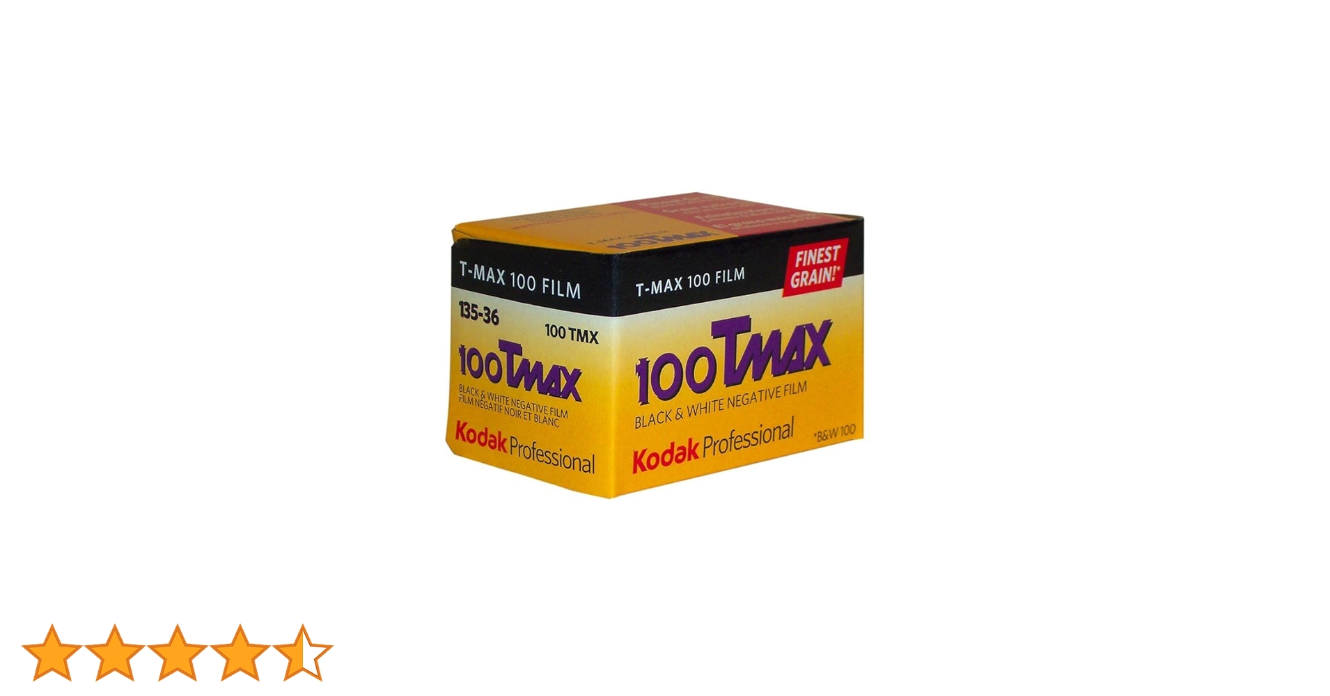 コダック モノクロフイルム 100T-MAX  35mmx30.5m・100ft Amazon | Kodak 白黒フィルム プロフェッショナル用 35mm T